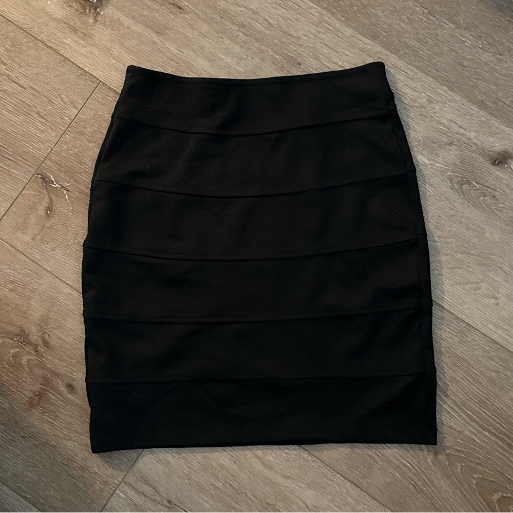 Popular Basics Elegant Black Pencil Skirt